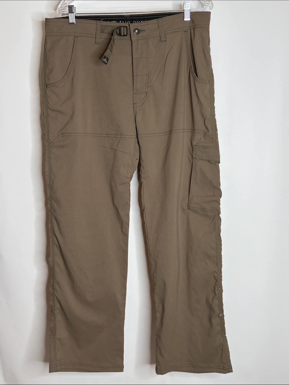 Prana Men's Cargo Pants - Olive Brown size L